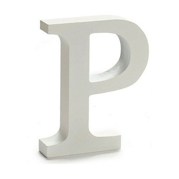 Buchstabe Pincello P Weiß 2 x 16 x 14,5 cm (24 Stück)