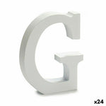 Buchstabe Pincello G Weiß 2 x 16 x 14,5 cm (24 Stück)