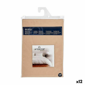 Bettlaken Gift Decor Beige 135 cm (12 Stück)