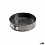 Kuchenspringform Kinvara CK62863-8 CK62863-8 Dunkelgrau Metall Kohlenstoffstahl 28 x 6,5 x 28,5 cm (6 Stück)