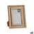 Fotorahmen Kristall Holz Braun Bronze Kunststoff (16,5 x 2 x 21 cm) (6 Stück)