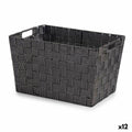 Korb Kipit A3-6875 Schwarz Stoff 25 x 20 x 35 cm (12 Stück)