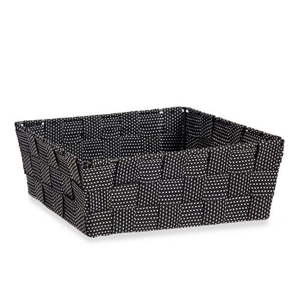 Mehrzweckkorb Kipit A3-6930A9 Schwarz Stoff 2,4 L 20 x 8 x 24 cm Geflochten (24 Stück)