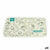Platzset Kinvara Weiß grün 33 x 0,3 x 48 cm (12 Stück)