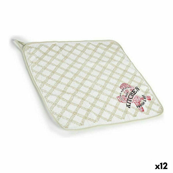 Küchentuch Kinvara 1220 1220 Weiß grün 50 x 0,3 x 50 cm (12 Stück)