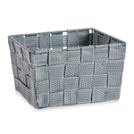 Mehrzweckkorb Kipit A3-6878 Grau Stoff 15 x 10,5 x 20 cm Geflochten (24 Stück)