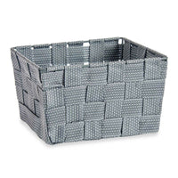 Mehrzweckkorb Kipit A3-6878 Grau Stoff 15 x 10,5 x 20 cm Geflochten (24 Stück)