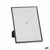 Fotorahmen Schwarz Kristall Stahl (23 x 28 x 15 cm) (12 Stück)