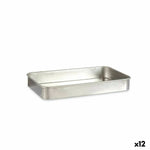Backofenform Kinvara Silberfarben Aluminium 32 x 7 x 51,5 cm 51,5 x 7 x 32 cm 51,5 x 7,5 x 32 cm (12 Stück)