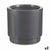 Selbstbewässernder Blumentopf Ibergarden 4138-PLA Silberfarben Polypropylen 38 x 37,5 x 38 cm 38 x 37 x 38 cm (2 Stück)