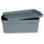Aufbewahrungsbox mit Deckel Kipit TP593-2 Grau Kunststoff 6 L 21,5 x 11 x 32 cm (12 Stück)