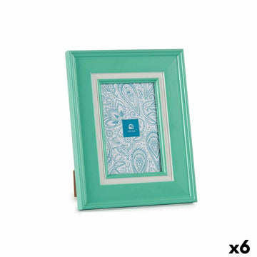 Fotorahmen Kristall grün Kunststoff (6 Stück) (2 x 23 x 18 cm)