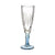 Champagnerglas Vivalto Exotic Blau Kristall 170 ml (6 Stück)