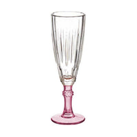 Champagnerglas Kristall Rosa 6 Stück (170 ml)