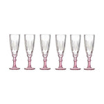 Champagnerglas Kristall Rosa 6 Stück (170 ml)