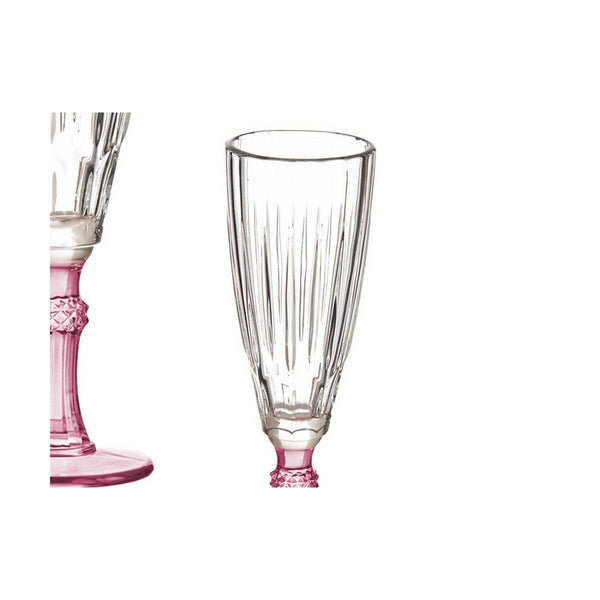 Champagnerglas Kristall Rosa 6 Stück (170 ml)