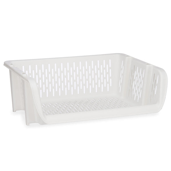 Gemüse-Korb Kinvara Weiß Polypropylen 30 x 13,5 x 38,7 cm (24 Stück)