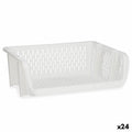 Gemüse-Korb Kinvara Weiß Polypropylen 30 x 13,5 x 38,7 cm (24 Stück)
