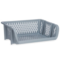 Gemüse-Korb Kinvara Grau Polypropylen 30 x 13,5 x 38,7 cm (24 Stück)
