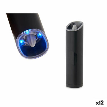 Elektromühle Kinvara Schwarz aus Keramik Edelstahl Aluminium Stahl ABS AS 5,2 x 20,3 x 5,2 cm LED Leicht (12 Stück)