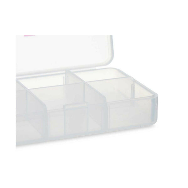Pillendose mit Fächern Berilo HW0929-1 Durchsichtig Kunststoff 11,5 x 18 x 2,2 cm (12 Stück)