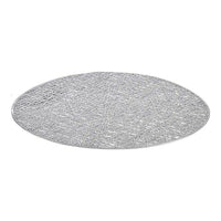 Untersetzer Kinvara Silberfarben Silber Kunststoff 30 % Polyester Ø 38 cm 38 x 0,01 x 38 cm (12 Stück)