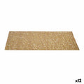 Untersetzer Kinvara Gold Kunststoff 30 % Polyester 45 x 0,01 x 30 cm (12 Stück)