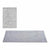 Untersetzer Kinvara Silberfarben Silber Kunststoff 30 % Polyester 45 x 0,01 x 30 cm (12 Stück)