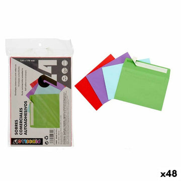 Briefumschläge Pincello 12X17-24 Bunt Papier 120 x 176 mm (48 Stück)