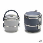 Lunchbox 1,5 L 14,5 x 15,3 x 16 cm (12 Stück)