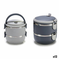 Lunchbox 1,5 L 14,5 x 15,3 x 16 cm (12 Stück)