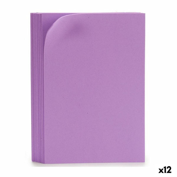 Moosgummi Pincello Violett 65 x 0,2 x 45 cm (12 Stück)