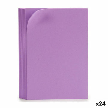 Moosgummi Pincello Violett 30 x 2 x 20 cm (24 Stück)