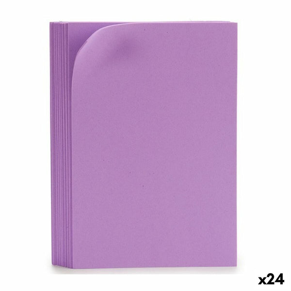 Moosgummi Pincello Violett 30 x 2 x 20 cm (24 Stück)