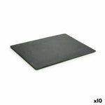 Tablett für Snacks Kinvara Schwarz 40 x 0,5 x 30 cm (10 Stück)
