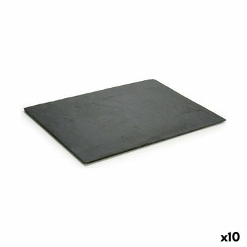 Tablett für Snacks Kinvara Schwarz 40 x 0,5 x 30 cm (10 Stück)