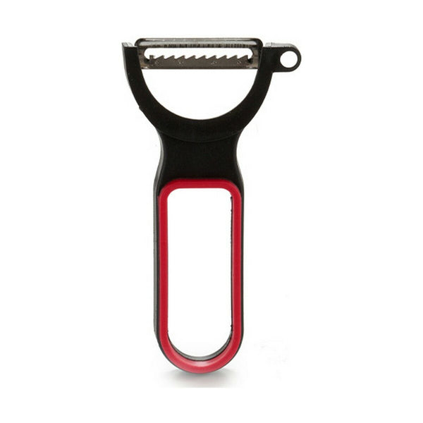 Schäler Kinvara Schwarz Rot Stahl Kautschuk Polypropylen 11 x 17,5 x 4,5 cm Satz (12 Stück)