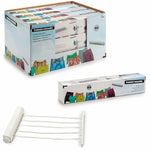 Wäscheständer Kipit 21940 Weiß Nylon Polypropylen 34,5 x 6 x 6 cm Ausziehbar (12 Stück)