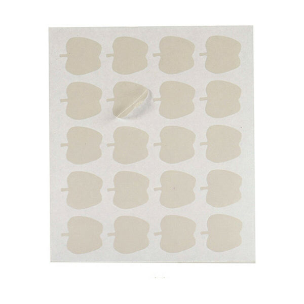 Klebeetiketten Pincello Weiß 17 x 4 x 19 cm 22 x 49 mm Apfel (12 Stück)