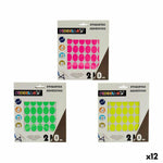 Klebeetiketten Pincello 17 x 4 x 19 cm 17 x 24 mm Oval (12 Stück)