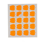 Klebeetiketten Pincello 17 x 4 x 19 cm 22 x 49 mm Apfel (12 Stück)