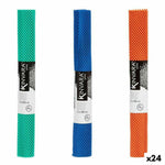 Anti-Rutsch-Matte Kinvara Blau Gummi Kunststoff 45 x 100 cm 45 x 0,01 x 100 cm 5 x 45 x 5 cm (24 Stück)