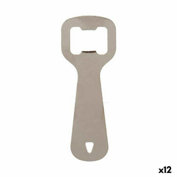 Flaschenöffner Kinvara Silberfarben Silber Edelstahl 11 x 4 x 0,5 cm 11 x 18,5 x 0,05 cm (12 Stück)