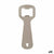 Flaschenöffner Kinvara Silberfarben Silber Edelstahl 11 x 4 x 0,5 cm 11 x 18,5 x 0,05 cm (12 Stück)