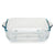 Ofenpfanne Pasabahce 1001116-59034 Borcam 1,9 L 22 x 6 x 25,5 cm Mit Griffen (6 Stück)
