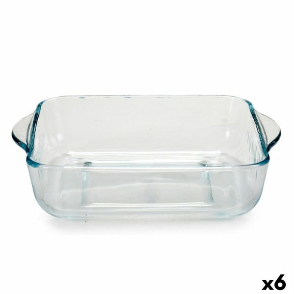 Ofenpfanne Pasabahce 1001116-59034 Borcam 1,9 L 22 x 6 x 25,5 cm Mit Griffen (6 Stück)
