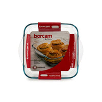 Ofenpfanne Pasabahce 1001116-59034 Borcam 1,9 L 22 x 6 x 25,5 cm Mit Griffen (6 Stück)