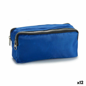 Zweifaches Mehrzweck-Etui Pincello Blau Rot grün Lila 5,5 x 9 x 21,5 cm (12 Stück)