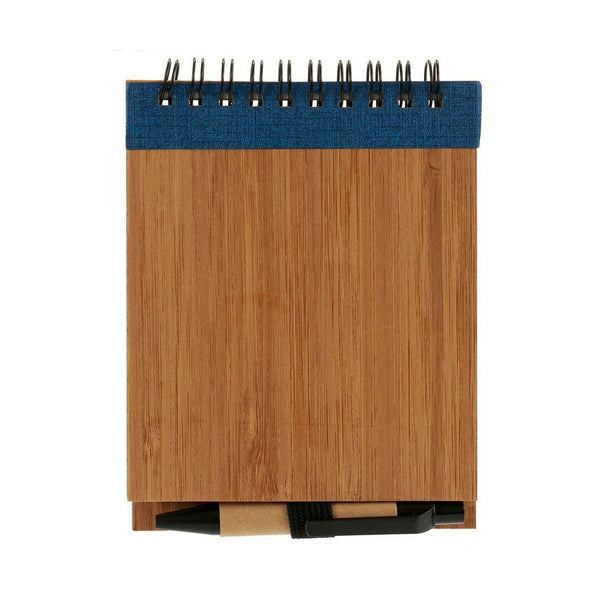 Mini-Ringheft mit Kugelschreiber Pincello 1 x 10 x 13 cm Bambus (24 Stück)