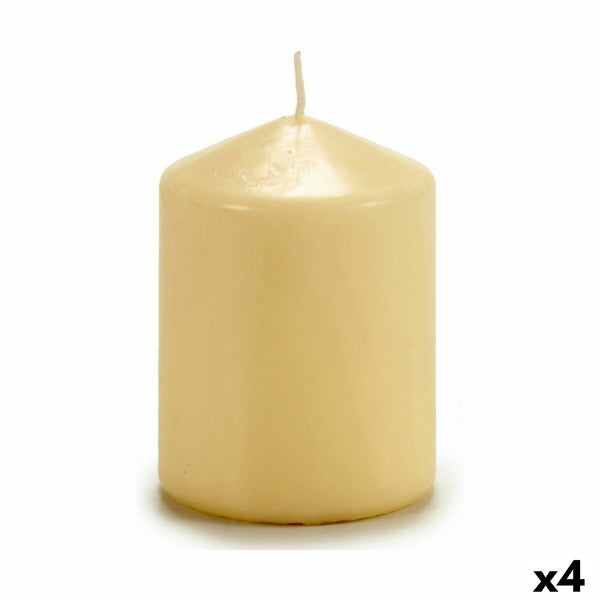 Kerze Acorde Creme 7 x 10 x 7 cm (4 Stück)